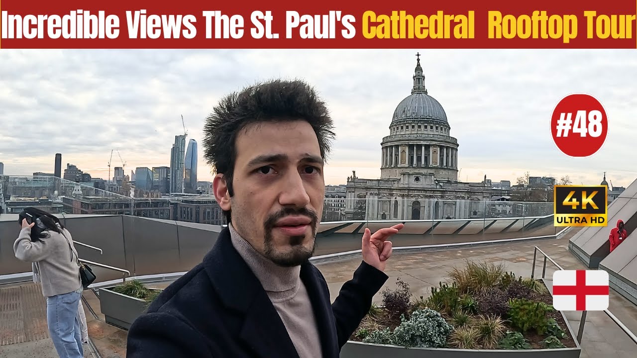 London 🏴󠁧󠁢󠁥󠁮󠁧󠁿 Incredible Views: The St. Paul's Cathedral Rooftop Tour | UK 🇬🇧