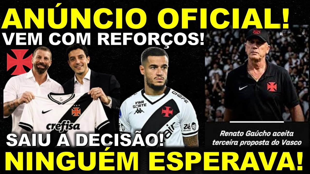 ANÚNCIO OFICIAL! ELE VEM COM REFORÇOS I POR ESSA NINGUÉM ESPERAVA I ASSINATURA DA SAF E MUITO MAIS!