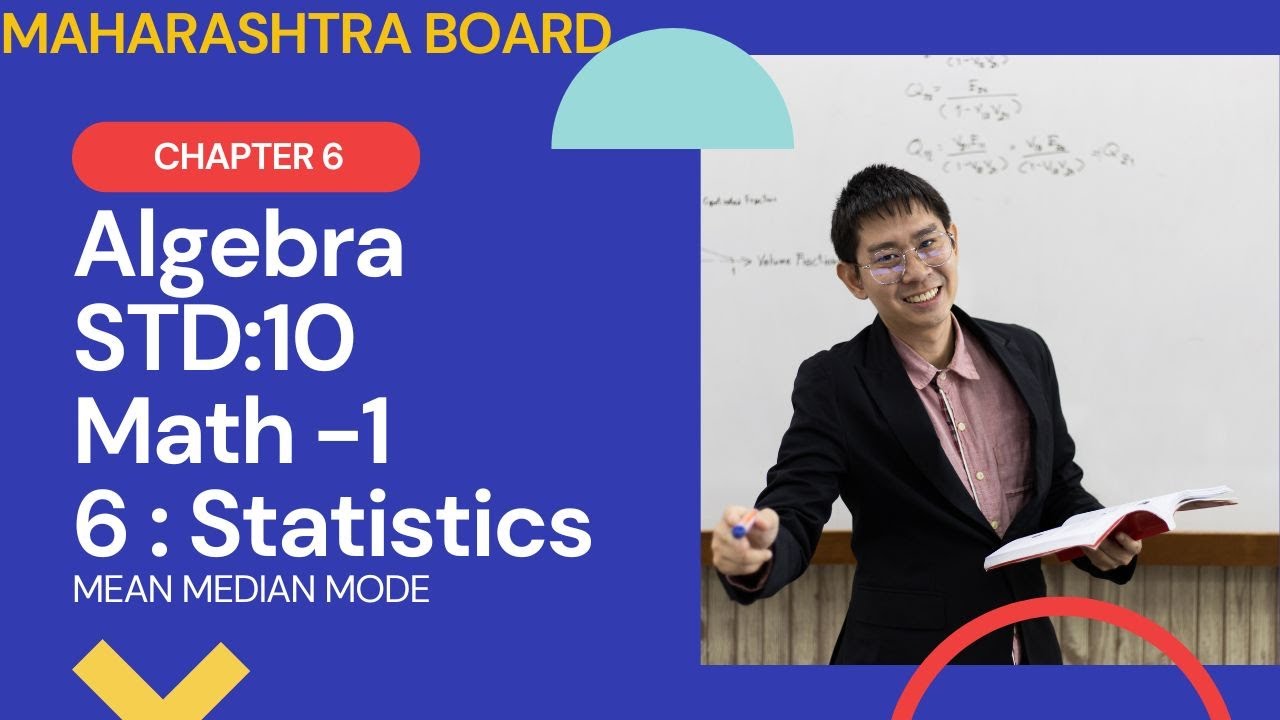 Chapter 6 Maths1(Algebra) statistics  Exercise 6.1 Maharashtra Board 