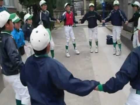 みんなでスクワット 高倉台少年野球部