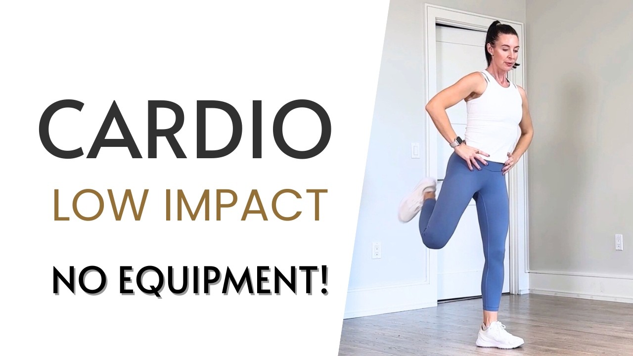 22 Minute Low Impact Cardio - Beginner Safe, No Equipment!