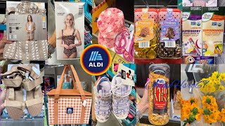 ALDI 💐WEEKLY LIMITED FINDS!! #groceryshopping #swimwear #sandals #snacks @AngieHart67 #aldifinds 