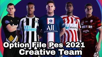 Option File Full Creative Team By Jackliee Pes 2021 Ps4.