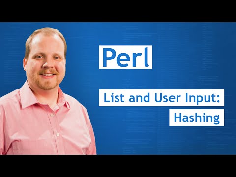 Hashing - Perl: List and User Input