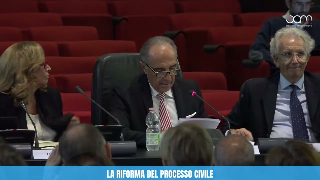 Oam - Convegno La Riforma del Processo Civile