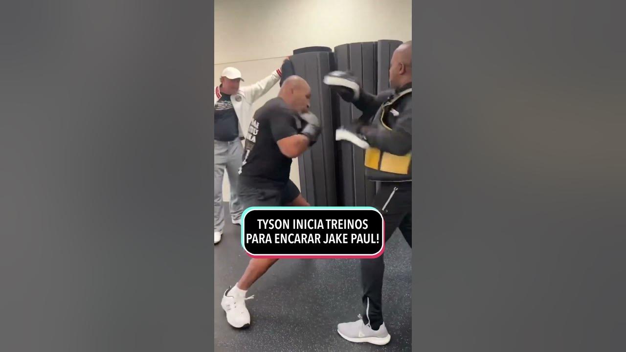 Treino mike tyson vs jake paul