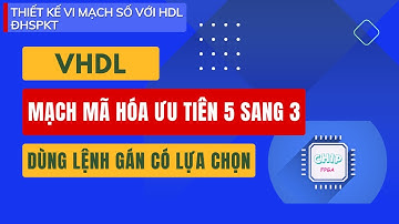 [ VHDL ]  Chương 4 - Mạch mã hóa ưu tiên - Lệnh gán tín hiệu có lựa chọn | Thắng Acoustic