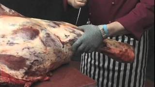 Beef Forequarter Shin Primal Removal.flv