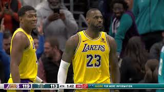 Final 5:09 Lakers vs Hornets WILD ENDING UNCUT | February 5, 2024