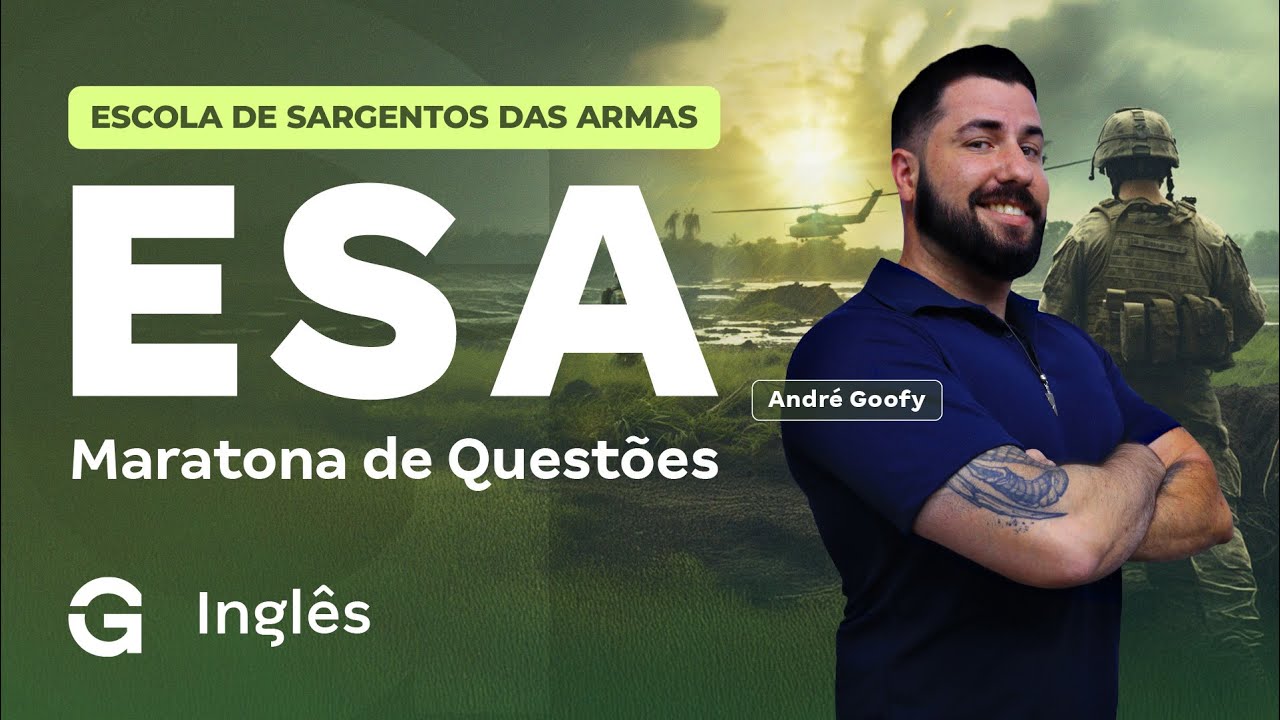 Concurso ESA 2026: Maratona de Questões | Inglês