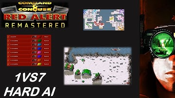 /Command & Conquer Red Alert Remastered/ (Skirmish) 1VS7 HARD AI  I Docklands I