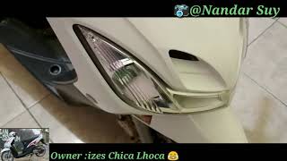 Baby look style (mio mx super White) Ban unyu-unyu #04