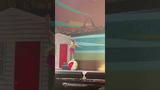 How In The World Is She Walking On A Beach Ball