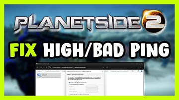 How to FIX PlanetSide 2 High/Bad Ping & Packet Loss!