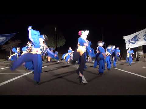 日原イルミネーション点灯式2017　益田蟠竜おどり隊