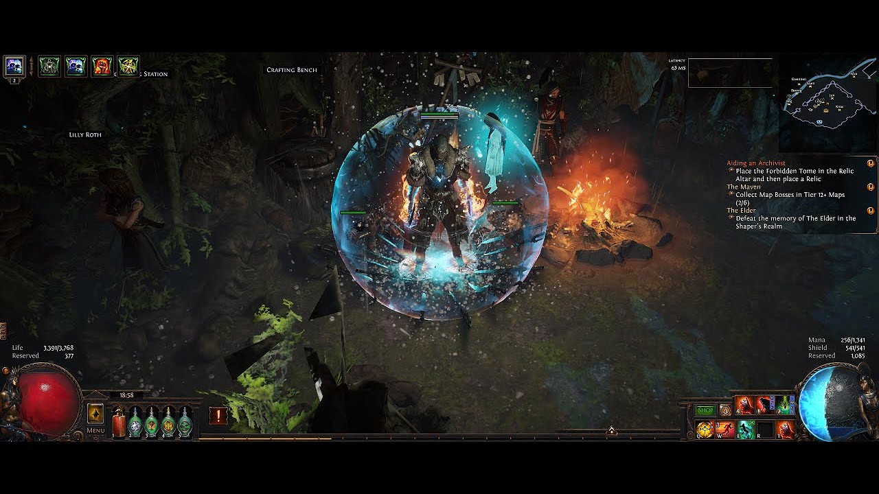[PoE 3.23] Bladeblast miner / My league starter build / T16 mapping - Affliction league