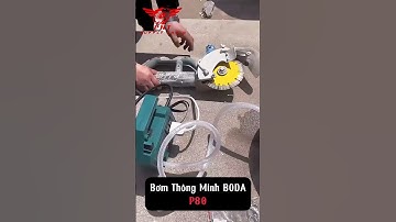 Giải pháp bơm nước thông minh cho máy cắt rãnh tường – BODA P80