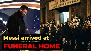 Messi And Family Arrived At Funeral, De Paul And Teammates Show Support