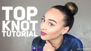 How To: Top Knot Hair Tutorial | Ashley Odelia