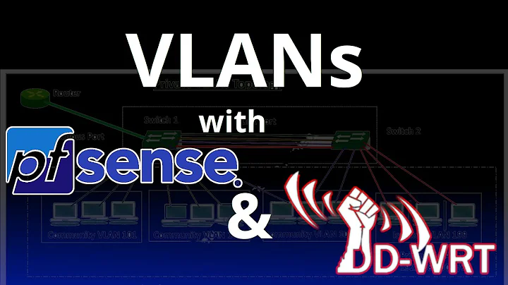 VLANs from pfSense / OPNSense to DD-WRT Virtual Wireless Access Points for Home or Business