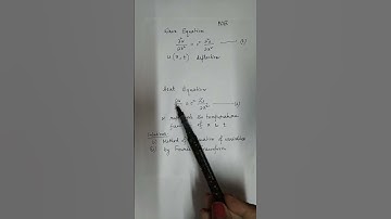 PDE / Wave and heat equation