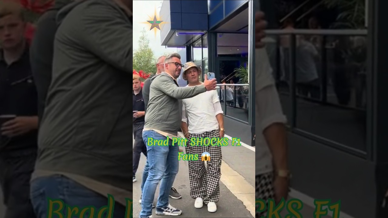 Brad Pitt Takes Over Formula 1 in Spa 🔥