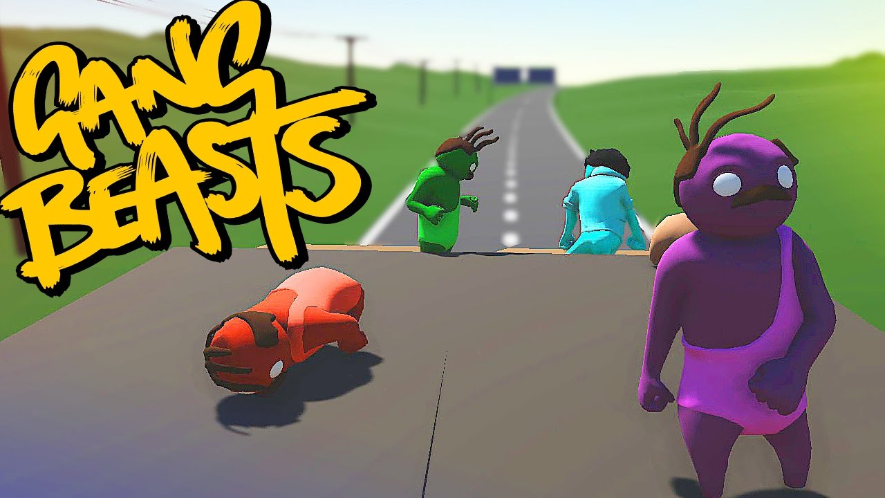 POSE VICTORIOSA, BUGS, FUERA DEL MAPA - GANG BEASTS ONLINE | Gameplay Español trituradoras niubo