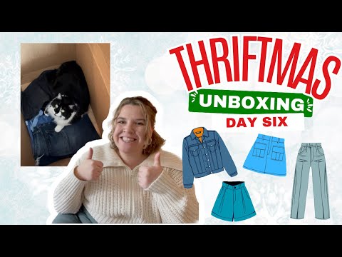 Thriftmas Unboxing Day 6 - ThredUP Denim DIY Box Unboxing & Honest Review