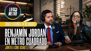 METRO CUADRADO con Coni Schultz junto al abogado Benjamín Jordan
