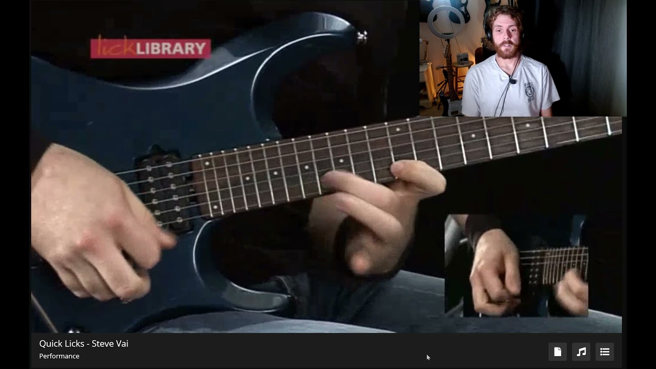 Sam Bell Reacts to Andy James' Vai Quick Licks Performance