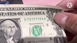 One more bill’s searching for fancy serial numbers