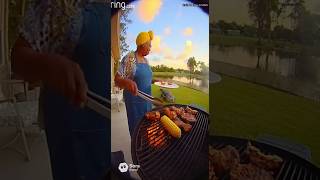 Grandma Wasnt Expecting This Guest At The Grill