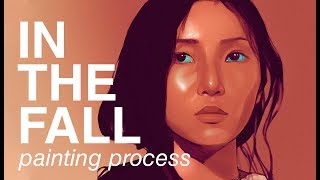 Hwasa (화사), WOOGIE - In The Fall (가을속에서) [digital painting process]