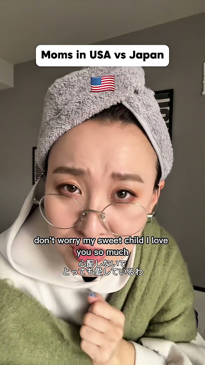 Moms in USA vs Japan🤱#skit #comedy #japanese #mom #relatable