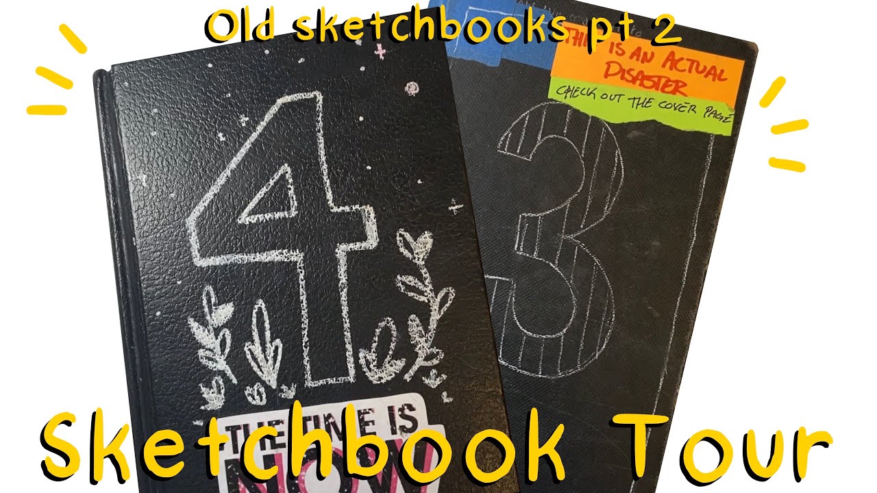 Sketchbook Tour old sketchbooks Part 2 YouTube