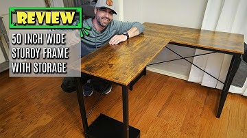 Elevate your Home Office Setup: Sweetcrispy L Shaped Computer Desk
