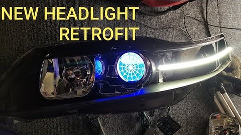 MY CUSTOM HEADLIGHT RETROFIT ALMOST FINISHED PROJECT