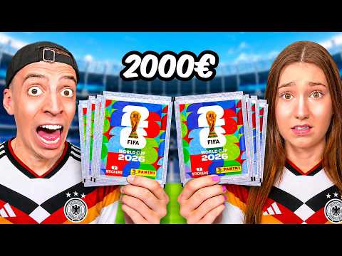 €2000 2026 WORLD CUP STICKER OPENING BATTLE! 😱 Who wins?