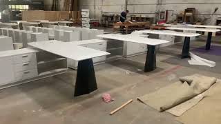 Onebest Furniture Supply Custom Design Corian Solid Surface Stone Items