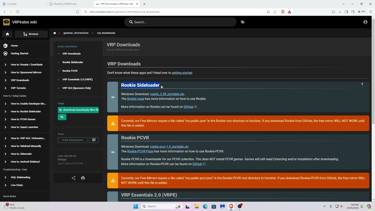 How to download Rookie Sideloader