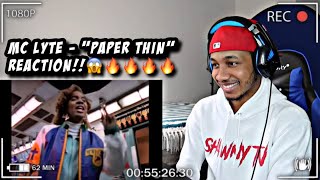 MC Lyte - Paper Thin | REACTION!! LEGENDARY!🔥🔥🔥