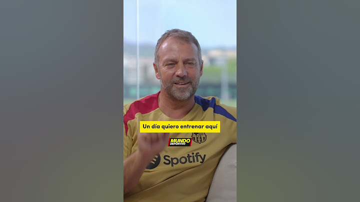 ❤️ La bonita historia de Hansi Flick con el Barça. #shorts