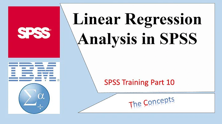 Linear Regression Analysis in SPSS, How to run  Regression in SPSS (Lesson 9)