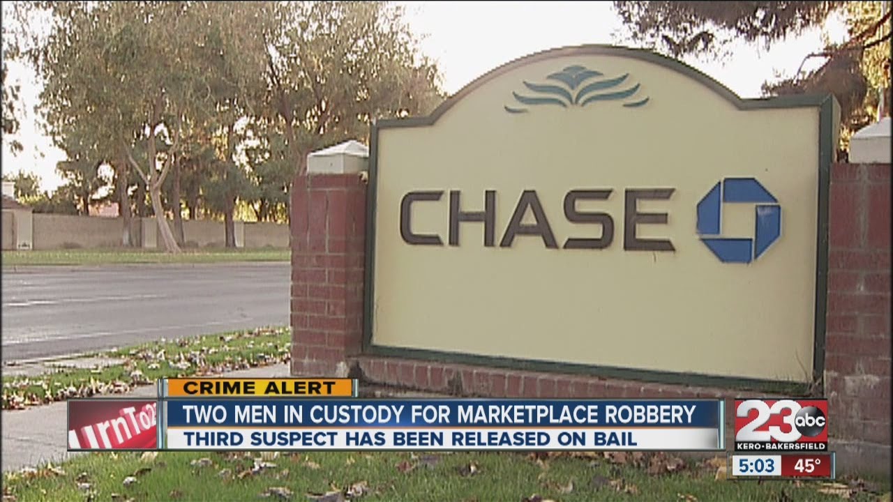 Third suspect in Chase Bank robbery released on bail - YouTube