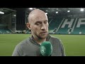 Hibernian 1 Dundee United 1 | David Gray's Reaction | William Hill Premiership