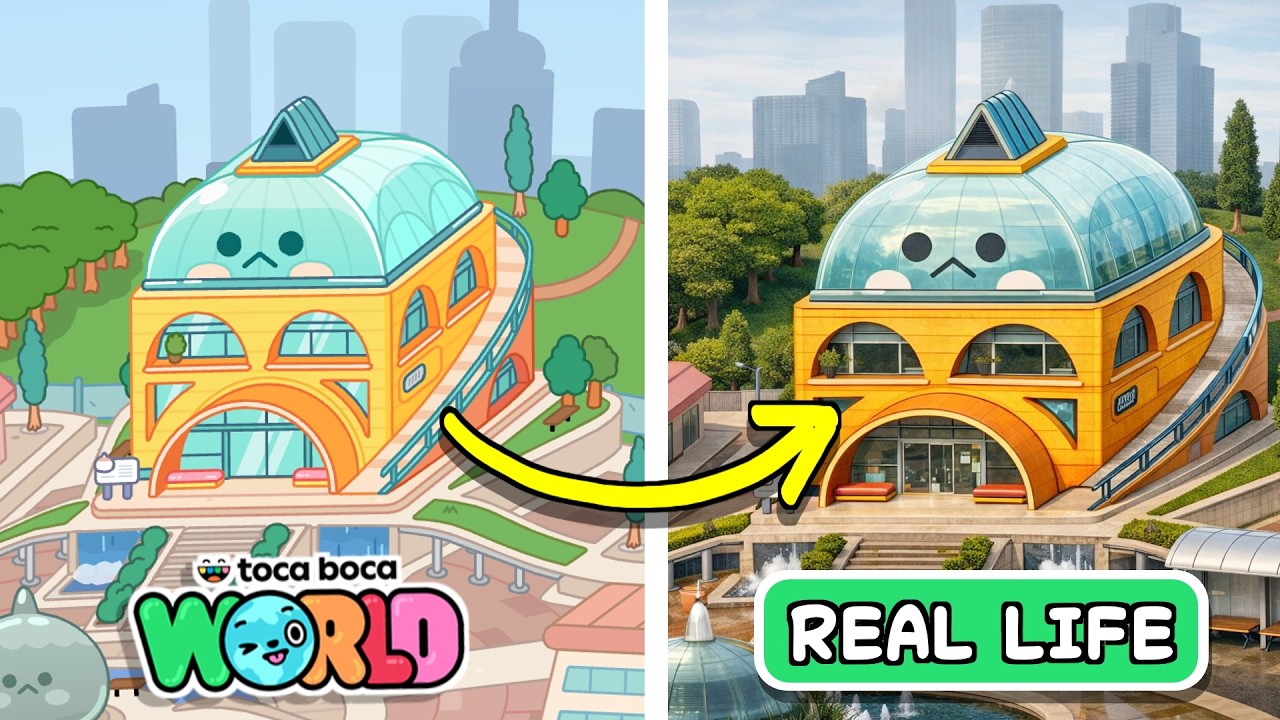 Игра TOCA BOCA в реальной жизни // СЧАСТЛИВОЙ TOCA