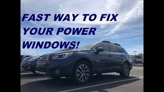 Celebrity Subaru window won’t work? Here is the quick and easy fix. How to reset your power windows. Profile