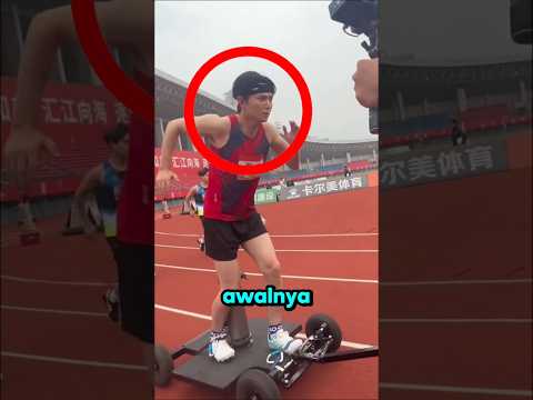 dia kok malah lari ditempat?