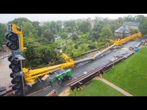 Amazing Dangerous Idiots Crane Operator Skill - Biggest Crane Fails Heavy Equipment Machines Working