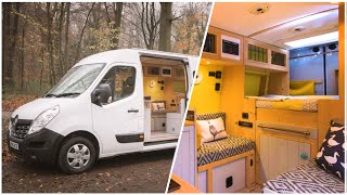 PRACTICAL Van Conversion with 2 Double Beds, Massive Storage & Heated Garage  Full Tour